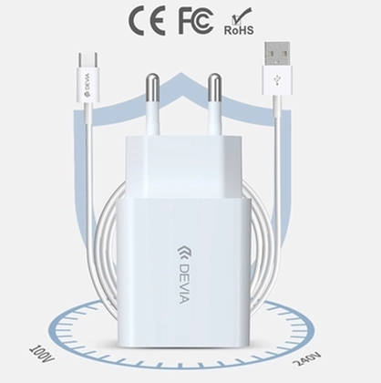 Củ Sạc Devia Kèm Cáp Type-C V3 2