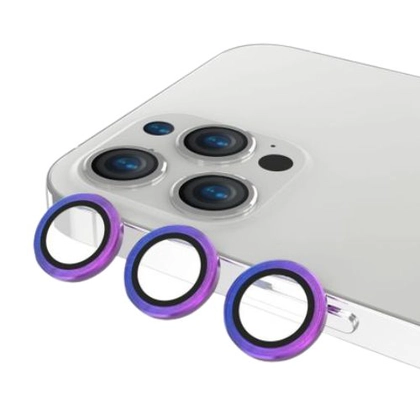 Dán cường lực Camera iPhone 13 Pro/ 13 Pro Max Mipow viền màu 3