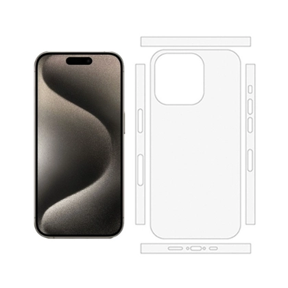 Miếng dán PPF iPhone 15 Pro Max Full viền mặt sau 1