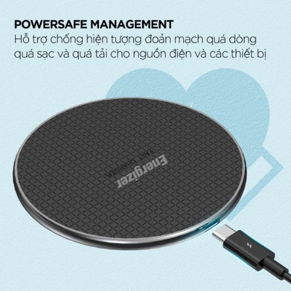 Đế sạc không dây Energizer Qi 15W - WCP107 10