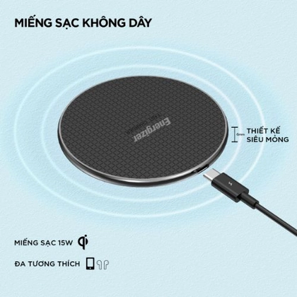 Đế sạc không dây Energizer Qi 15W - WCP107 8