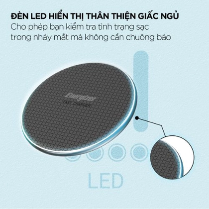 Đế sạc không dây Energizer Qi 15W - WCP107 9