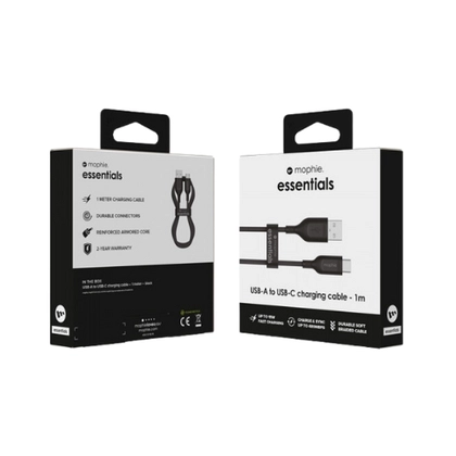 Cáp sạc Mophie Essential USB-A to USB-C 1M 1