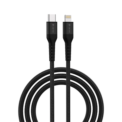 Cáp Devia Sạc Nhanh USB-C To Lightning Bọc Dù Dài 1.5m 2