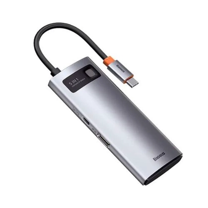Hub Chuyển ĐổI Baseus Metal Gleam Type-C 5 Trong 1 2