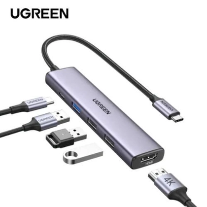 Hub chuyển đổi Ugreen USB-C 5 in 1 CM478 15495 3