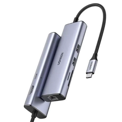 Hub Ugreen USB-C to 2 x USB-A 2.0 + USB-A 3.0 + HDMI + PD hỗ trợ 4K (15495) 2
