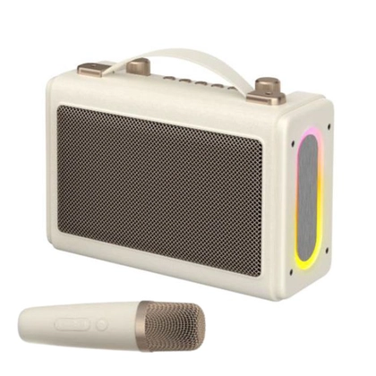 Loa Bluetooth Havit SK823BT 2 MIC - Vàng Beige 2