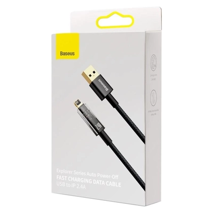 Cáp Baseus Explorer Series Tự Ngắt Lightning 2.4A 1m 1