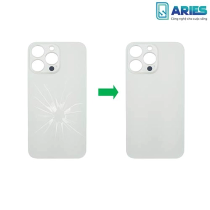 kính lưng iPhone 14 Pro Max chính hãng Aries 2