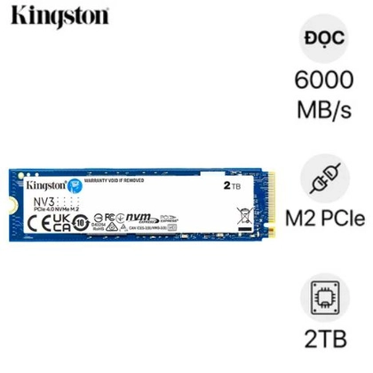 Ổ cứng SSD Kingston NV3 M.2 PCIE GEN4 NVME 2TB SNV3S 1