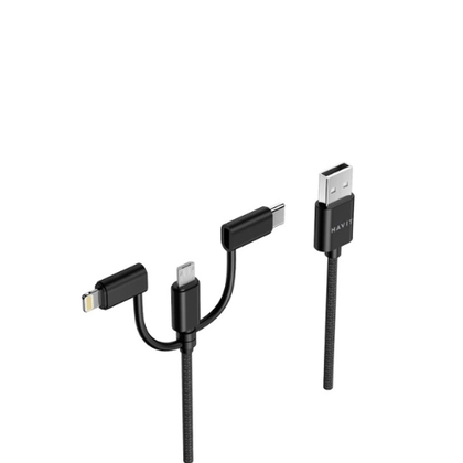 Cáp sạc đa năng 3in1 HAVIT 1m JS317 3