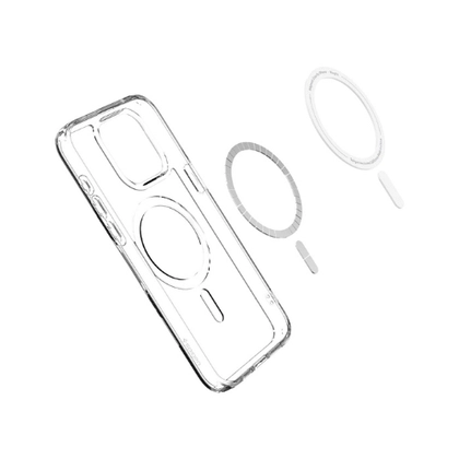 Ốp lưng iPhone 15 Pro Spigen Crystal Hybrid with Magsafe 6