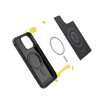 Ốp lưng iPhone 15 Pro Spigen Rugged Armor with Magsafe 5