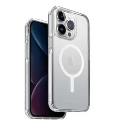 Ốp lưng iPhone 15 Pro UNIQ Hybrid Combat hỗ trợ sạc Magsafe 2