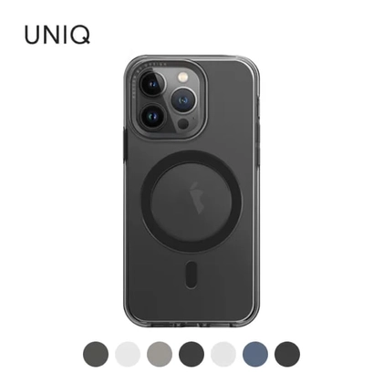 Ốp lưng iPhone 15 Pro UNIQ Hybrid Combat hỗ trợ sạc Magsafe 3
