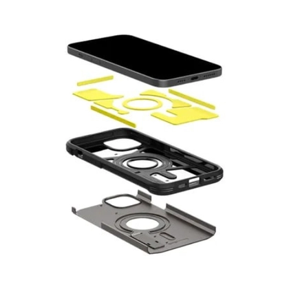 Ốp lưng iPhone 15 Spigen Tough Armor with Magsafe 3