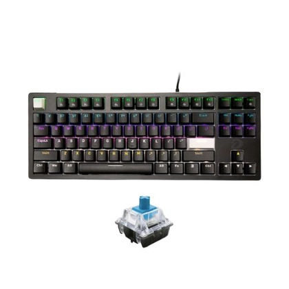 Bàn Phím Cơ Có Dây Dareu Ek87 V2 Multi Led Đen 1