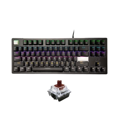 Bàn Phím Cơ Có Dây Dareu Ek87 V2 Multi Led Đen 1