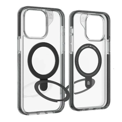 Ốp lưng iPhone 15 Pro Zagg Santa Cruz hỗ trợ sạc MagSafe And Ring Black 3