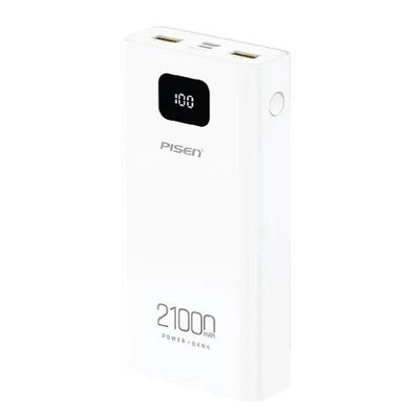 Pin dự phòng Pisen Mr White Digital 21.000 mAh 4
