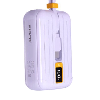 Pin sạc dự phòng Pisen Quick Power Link Tiny 10.000 mAh 22.5W (Lightning & Type-C) 2