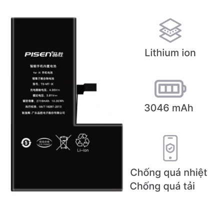 pin iPhone 11 Pro chính hãng Pisen 3