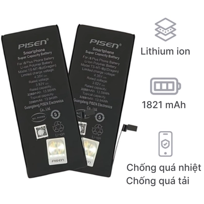 pin iPhone SE 2020 chính hãng Pisen 3