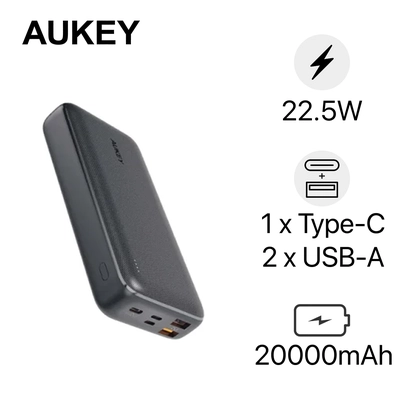 Pin sạc dự phòng Aukey 20.000mAh PB-N74S 1