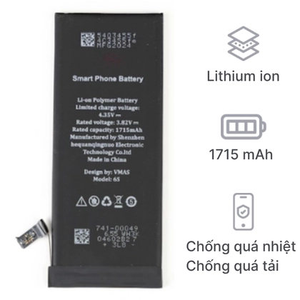 pin iPhone 6s chính hãng Vmas 3