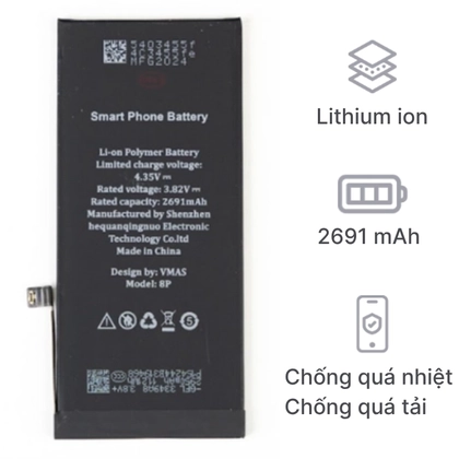 pin iPhone 8 Plus chính hãng Vmas 3