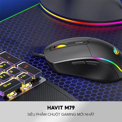 Chuột Có Dây Gaming Havit M79 RGB 6