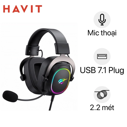 Tai Nghe Gaming Chụp Tai Havit H2002P 1