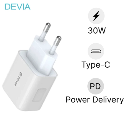 Củ sạc Devia Smart Series 1 cổng PD (EU, 30W) 1