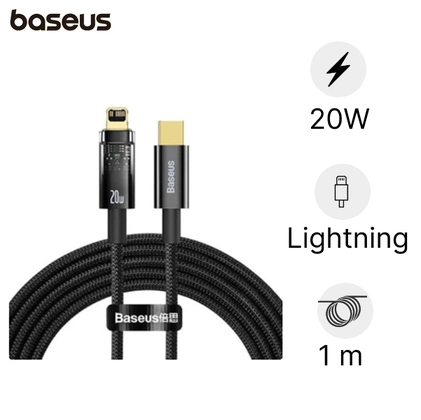 Cáp sạc nhanh tự ngắt Baseus Explorer Series Type-C to iPhone 20W 1M 1