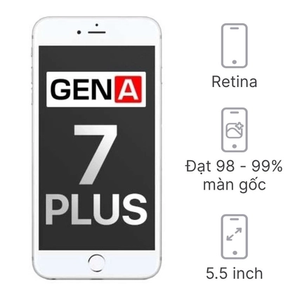 Màn hình chính hãng GENA cho iPhone 7 Plus - Đen 2