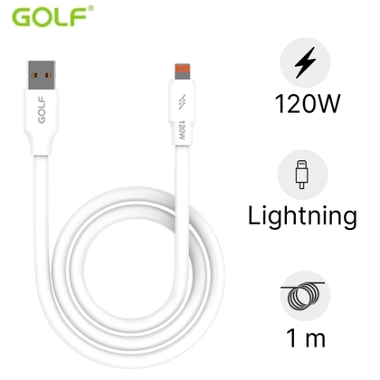 Cáp sạc Golf USB-A to Lightning sạc nhanh 120W GC-98I 1M 1