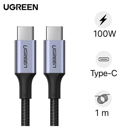 Cáp Ugreen 100W USB-C to Type-C 1M 70427 1