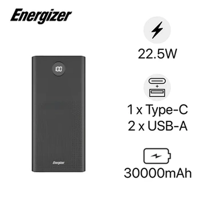 Pin sạc dự phòng Energizer 30,000mAh 3.7V Li-Polymer - UE30016PQBK 1