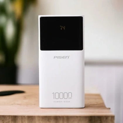 PIN DỰ PHÒNG PISEN MR WHITE DIGITAL 10.000MAH 3