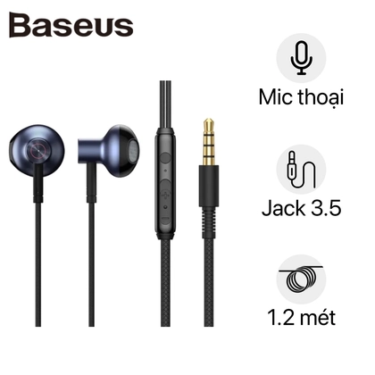 TAI NGHE BLUETOOTH BASEUS A01 VÀNG 1