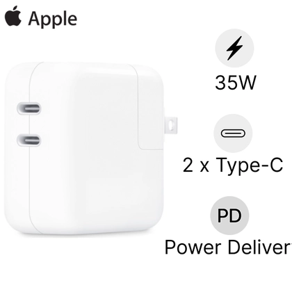 Củ sạc Apple 35W 2 cổng Type-C MNWP3ZA/A 1