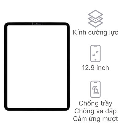kính cảm ứng ipad pro 12.9 inch 2022 1