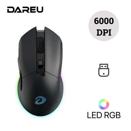 Chuột chơi game không dây Dareu EM901X RGB 1