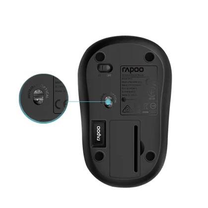 Combo bàn phím + Chuột không dây Rapoo X1800S Đen 4