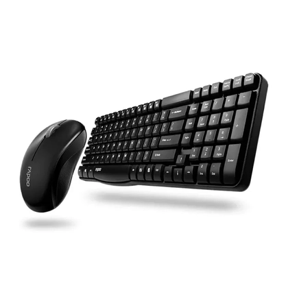Combo bàn phím + Chuột không dây Rapoo X1800S Đen 3