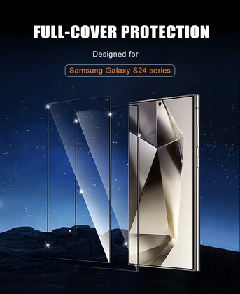 Dán chống va đập Samsung Galaxy S24 Ultra Mipow Premium Full cao cấp Đen 10