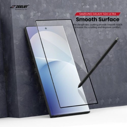Dán chống va đập Samsung Galaxy S24 Ultra Zeelot Solidsleek Full cao cấp Đen 3