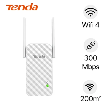 Bộ kích sóng WiFi Tenda A9 chuẩn N tốc độ 300Mbps Trắng 1
