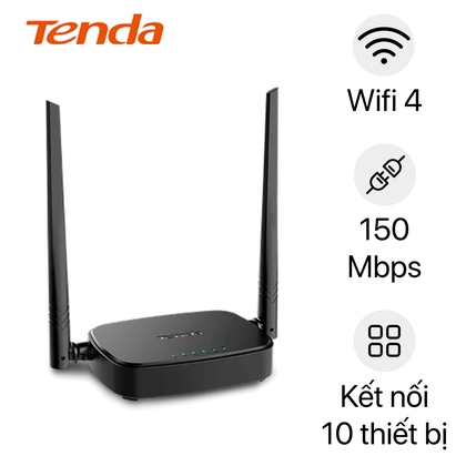 Router Wifi Tenda AC6 băng tần k AC1200 Đen 1